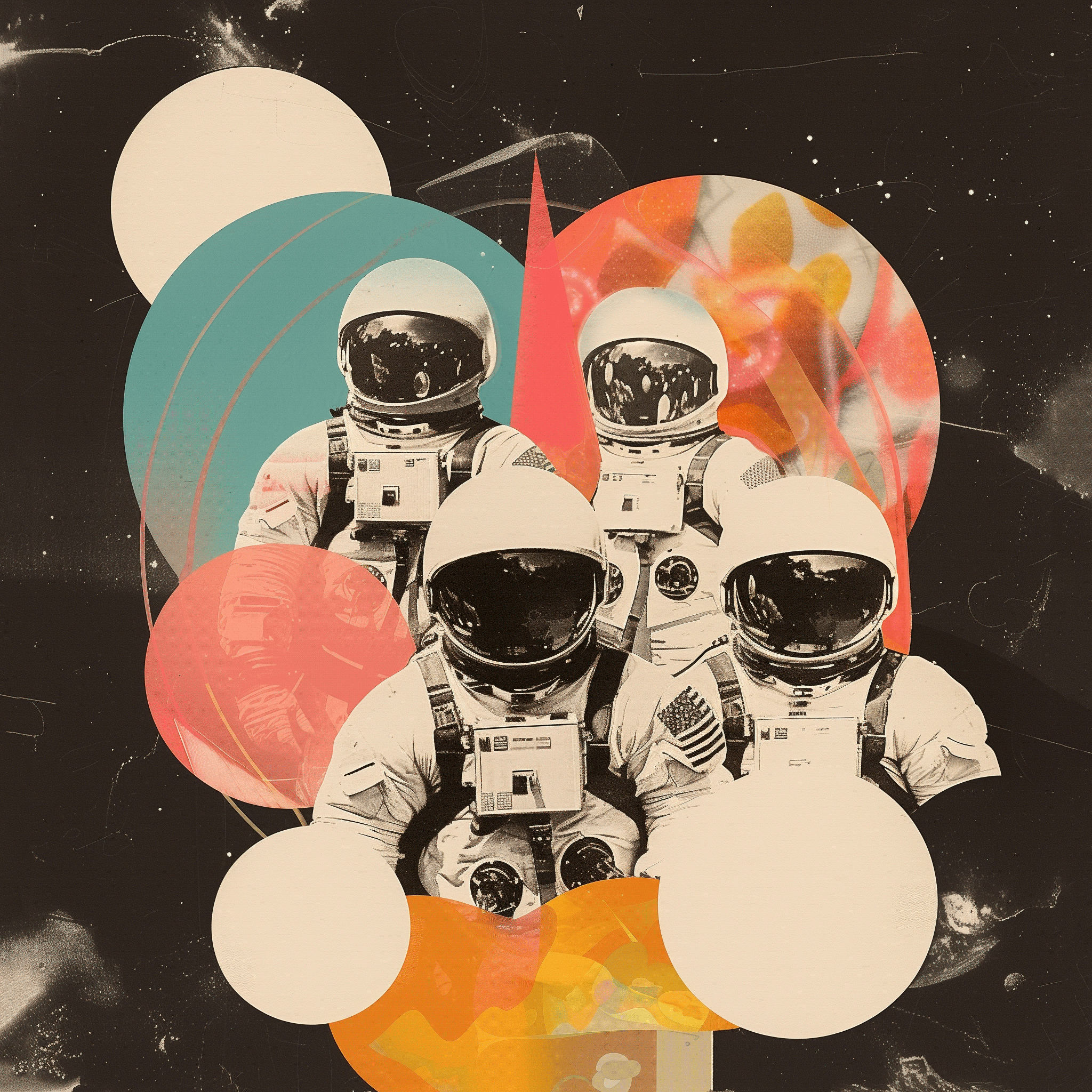 a team of astronauts